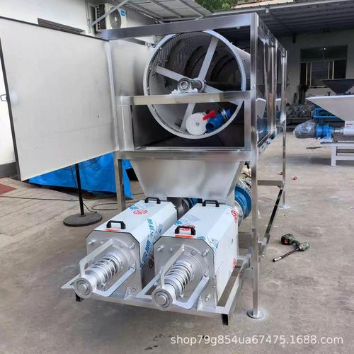 猪粪鸡粪电动固液脱水机 双机头滚筒微滤技术解析与应用